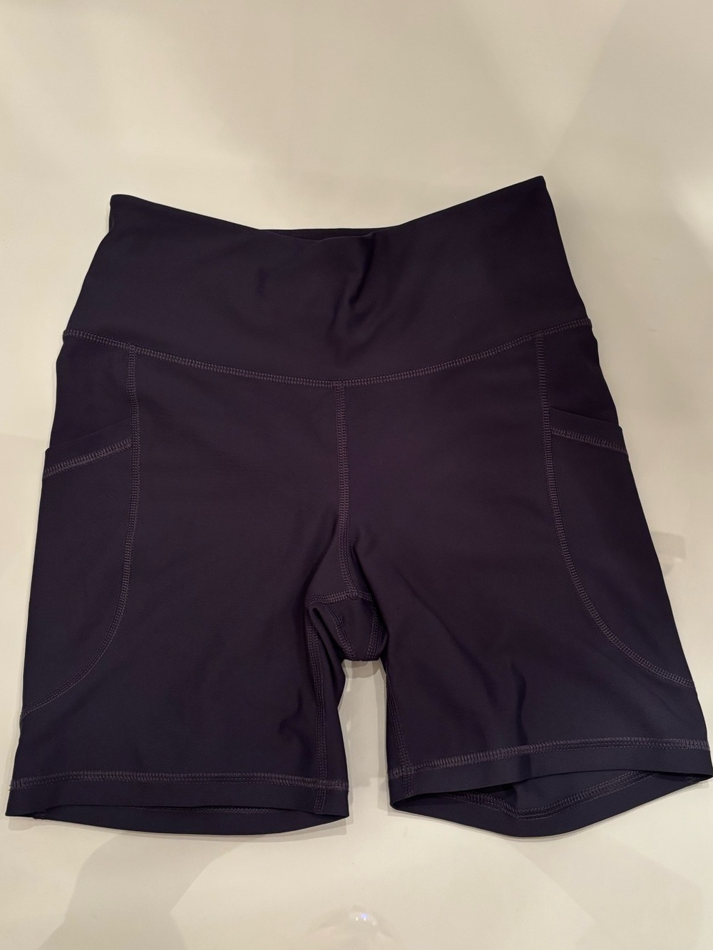 Old Navy High-Rise Bike Shorts with Side Pockets in Navy